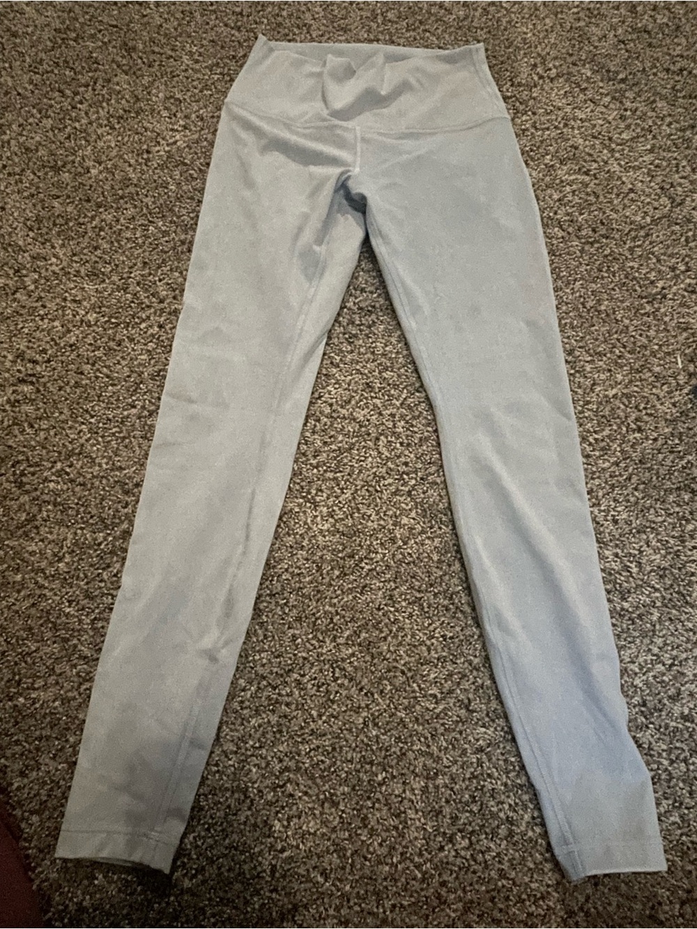 lululemon athletica Light Gray High-Rise Leggings